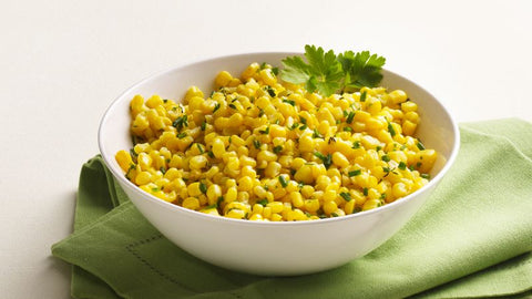 Corn with fresh herbs