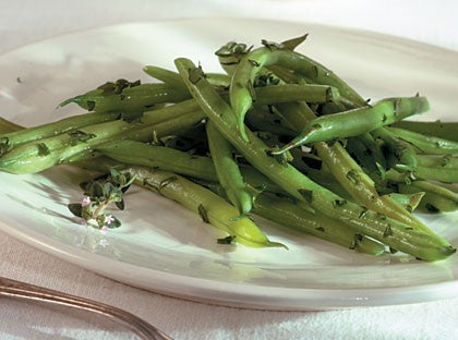 Herbed green beans