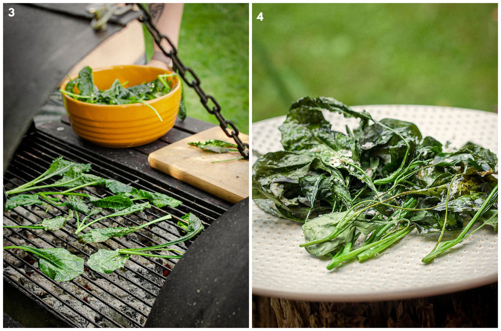 grilled kale