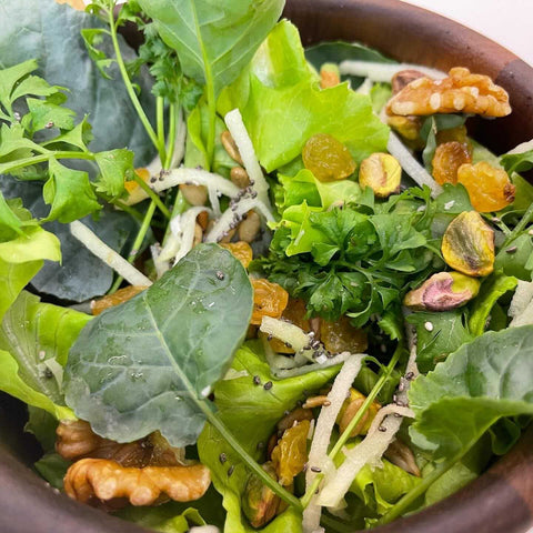 green leaf salad